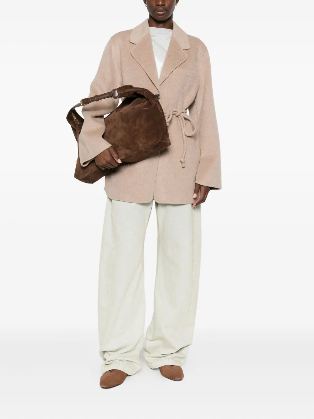 By Malene Birger tie-waist single-breasted blazer | Fitted Jackets | Image 2