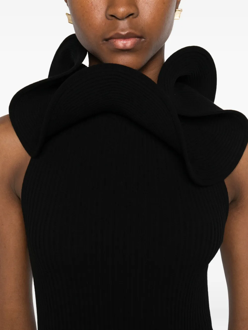 Giambattista Valli Peplum Top In Black