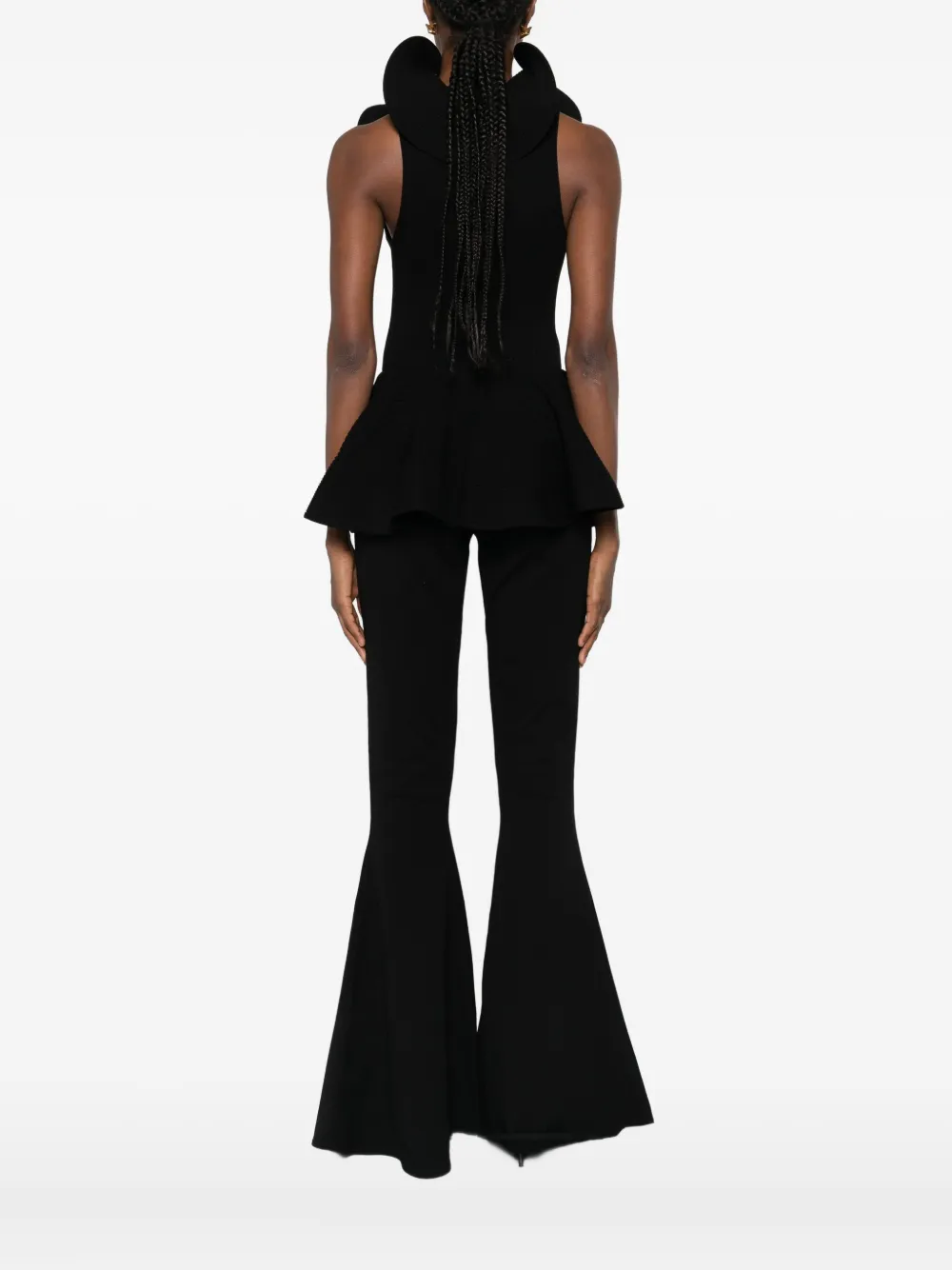 Giambattista Valli Peplum Top In Black