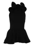Giambattista Valli peplum top - Black