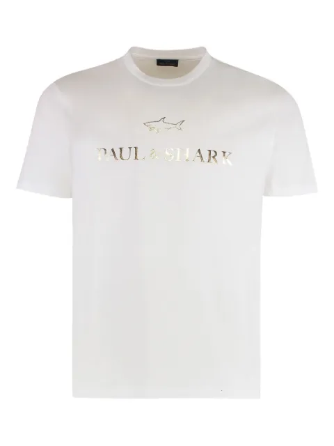 Paul & Shark logo-print jersey T-shirt