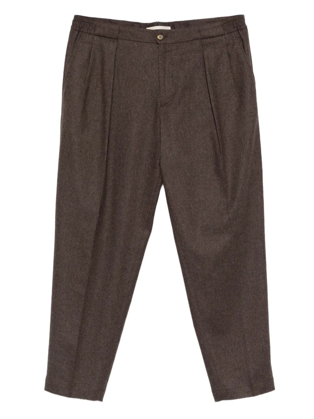 Briglia 1949 Calça Portobello com detalhe de pregas | Marrom | Image 1
