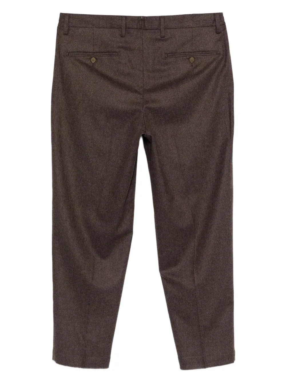 Briglia 1949 Portobello pleat-detail trousers - Bruin