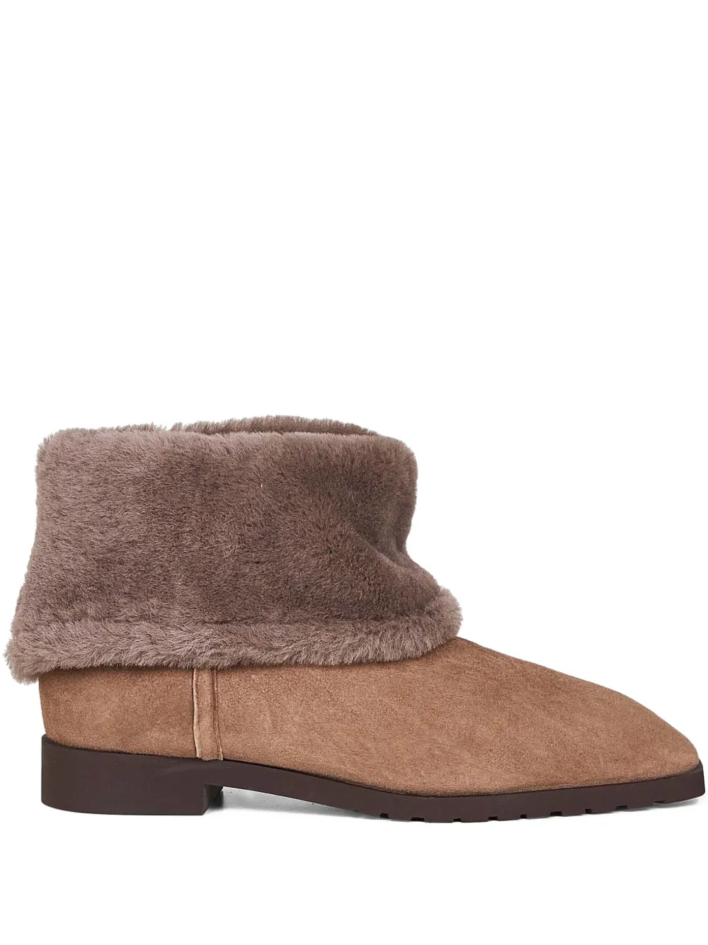 TOTEME shearling-cuff boots | Brown | Image 1