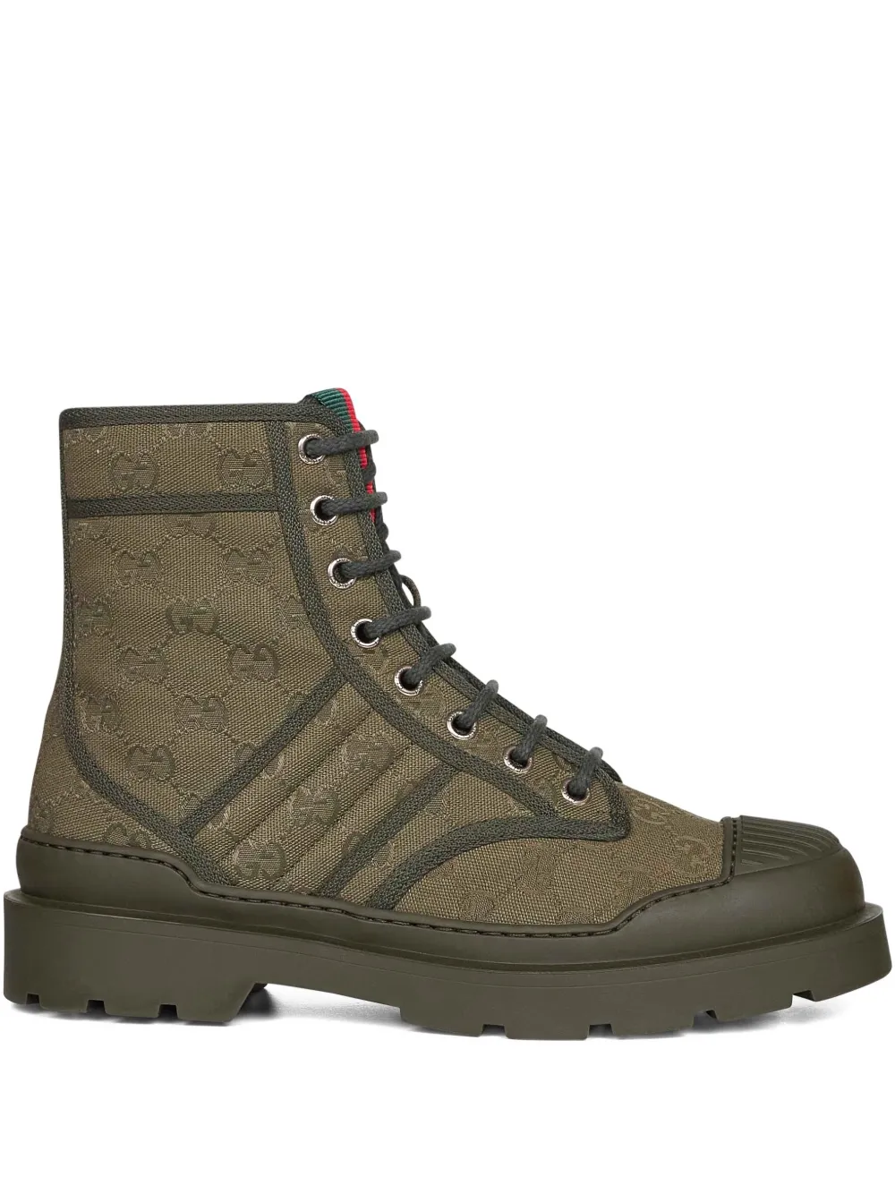 Gucci Laarzen met zware zool Groen