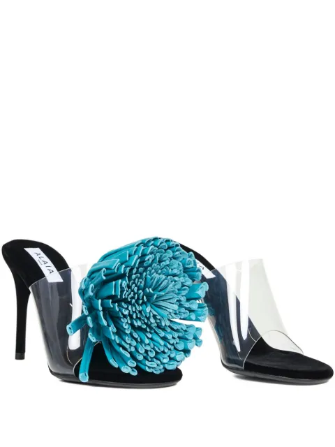 Alaïa 90mm flower stiletto sandals