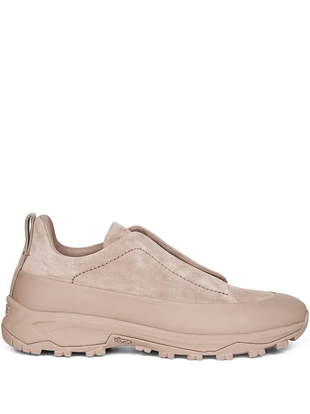 Zegna Suede Sneakers In Pink
