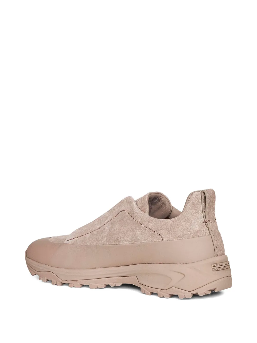 Zegna Suede Sneakers In Pink