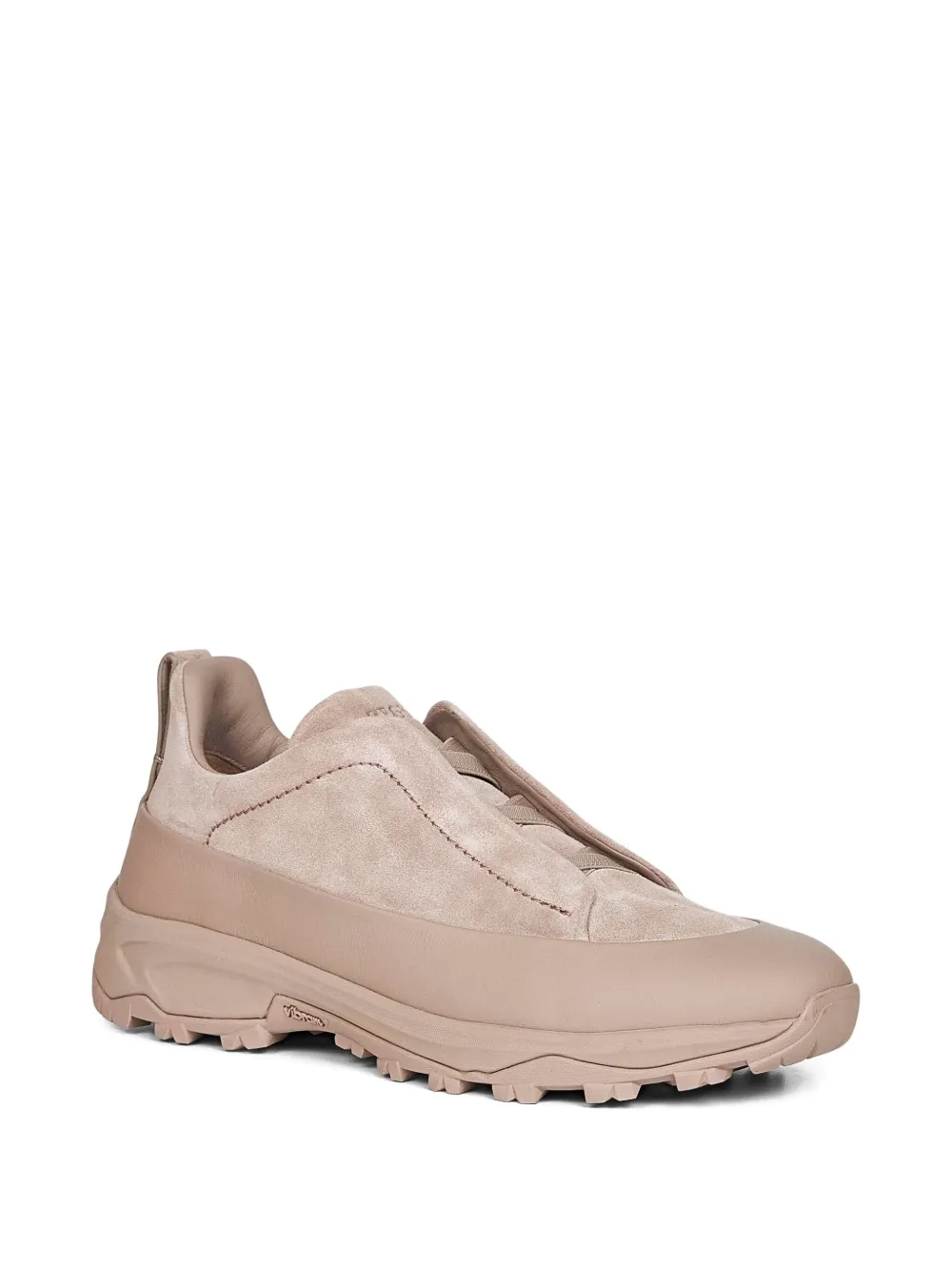 Zegna Suede Sneakers In Pink