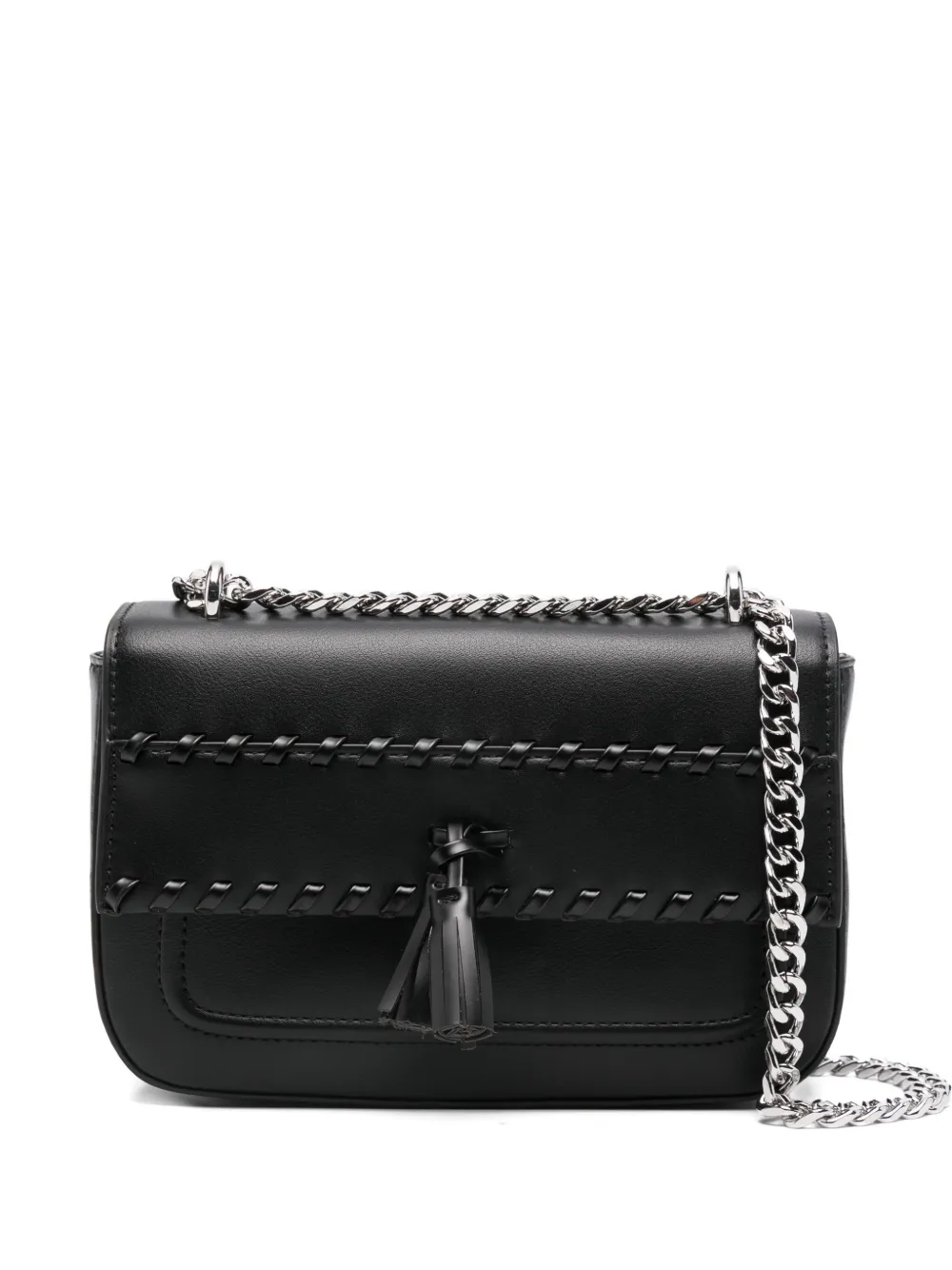 Cult tassel-detail chain-strap satchel bag | Black | Image 1