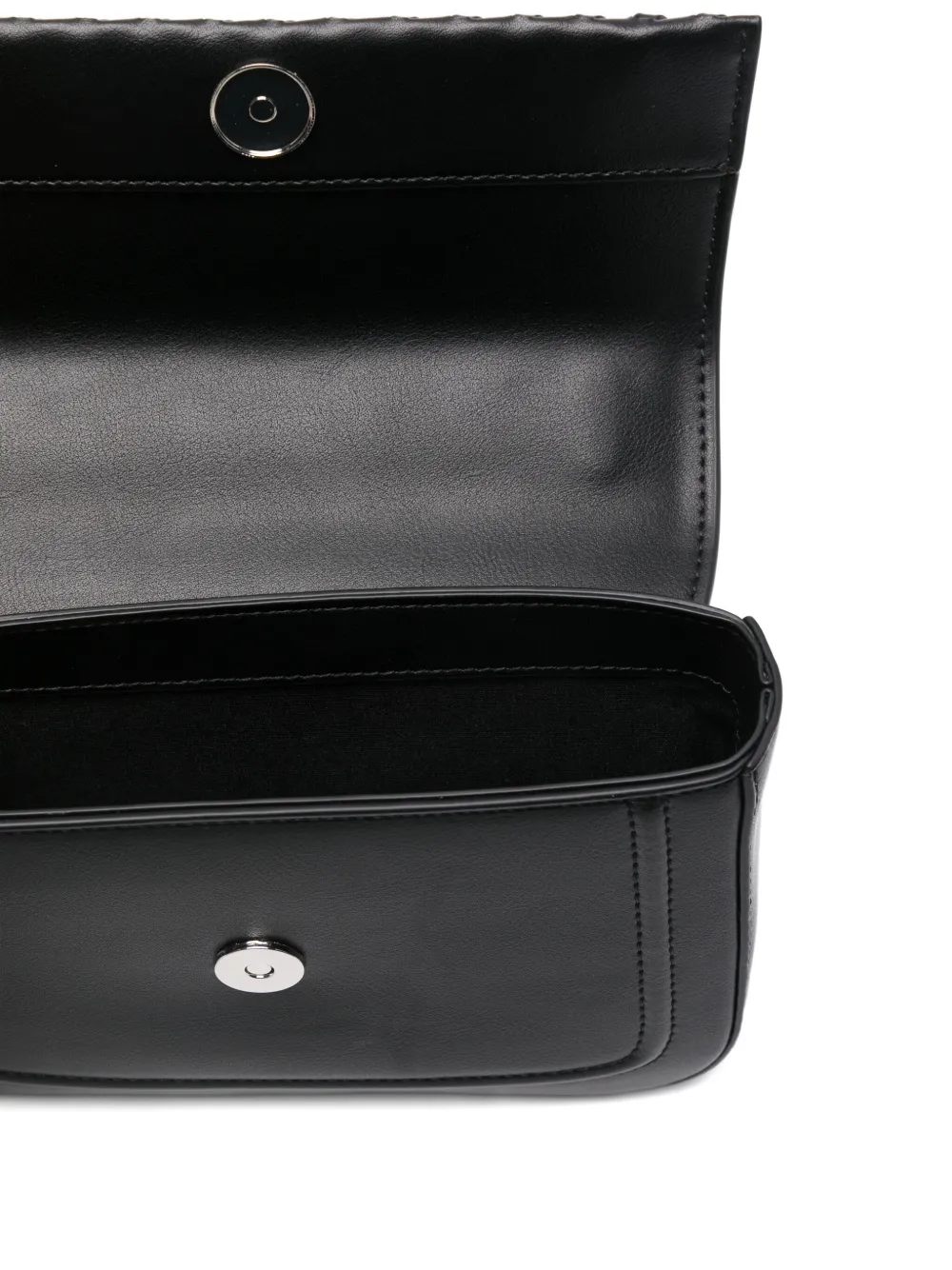 Cult Tassel-detail Chain-strap Satchel Bag In Black