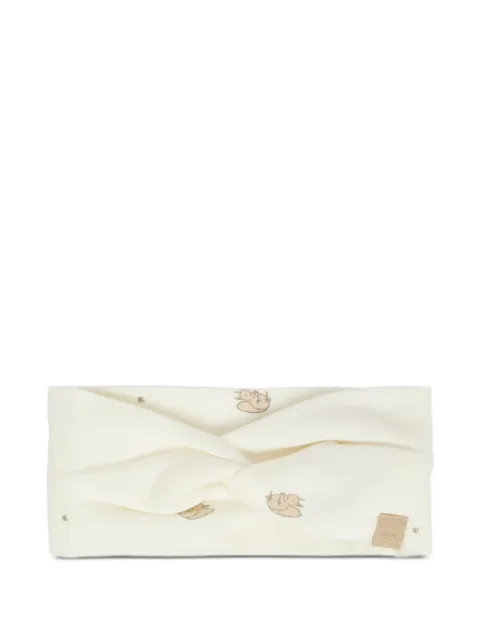 Bamboom squirrel-print twisted headband