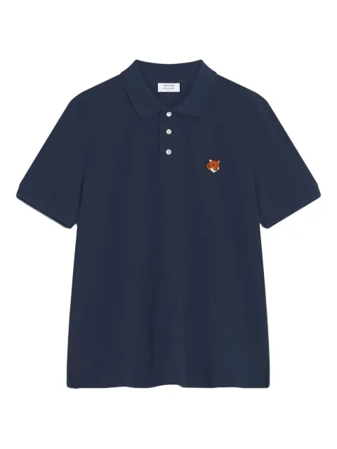 Maison Kitsuné polo à logo brodé