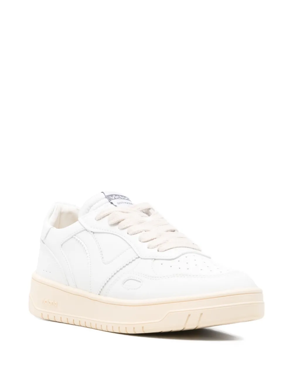  Victoria Leather Sneakers - White 