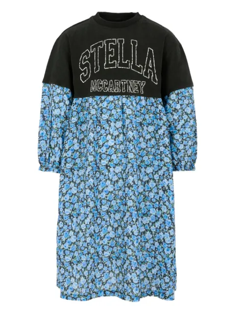 Stella McCartney Kids robe fleurie à manches longues