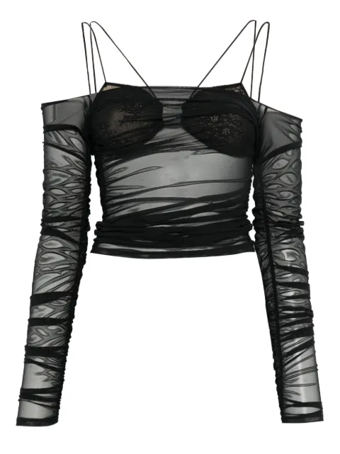 Amazuìn blusa de encaje