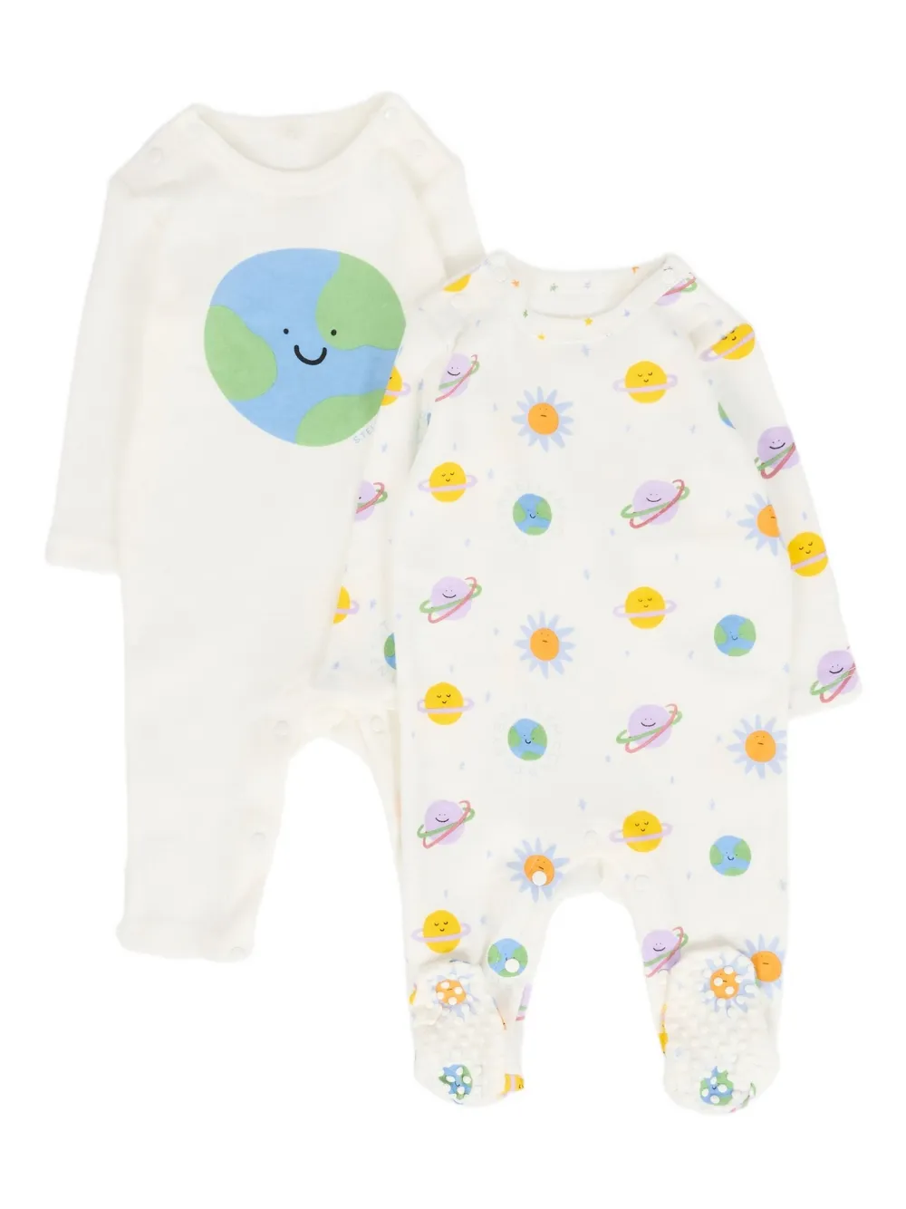 Stella Mccartney Graphic-print Babygrow Set In White