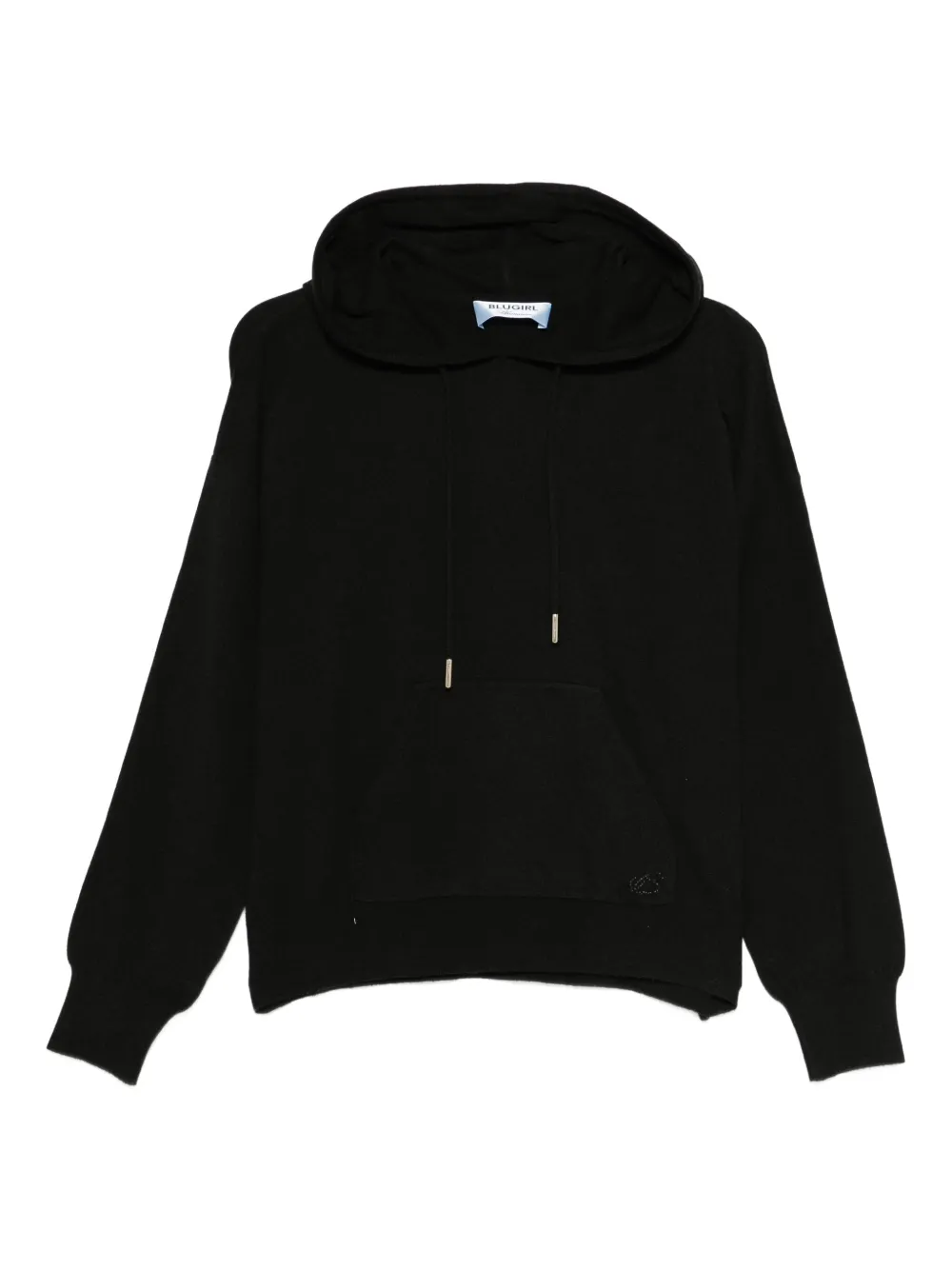 Blugirl Long-sleeve Hoodie In Black