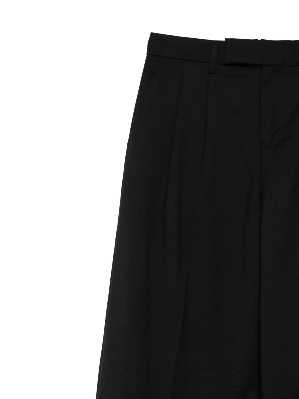 Briglia 1949 Pleat-detail Turn-up Trousers In Black