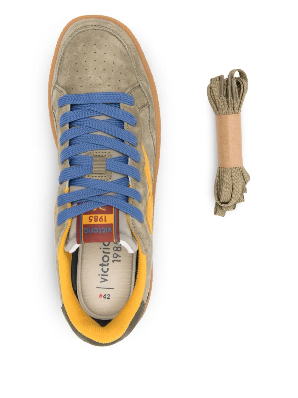 Victoria Suède sneakers Groen