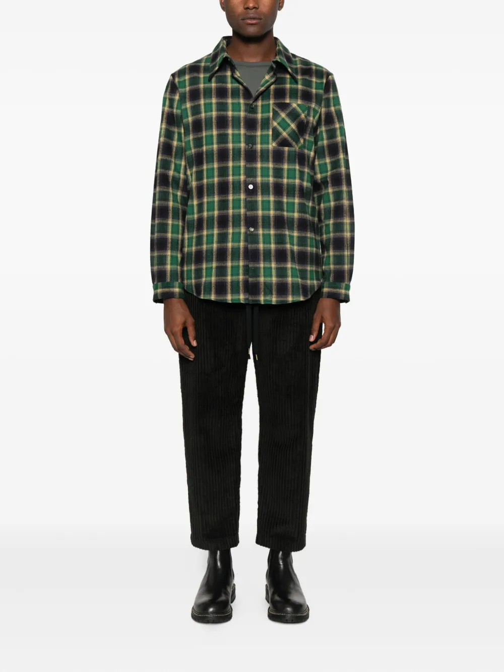 Individual Sentiments plaid long-sleeved shirt | Image 2