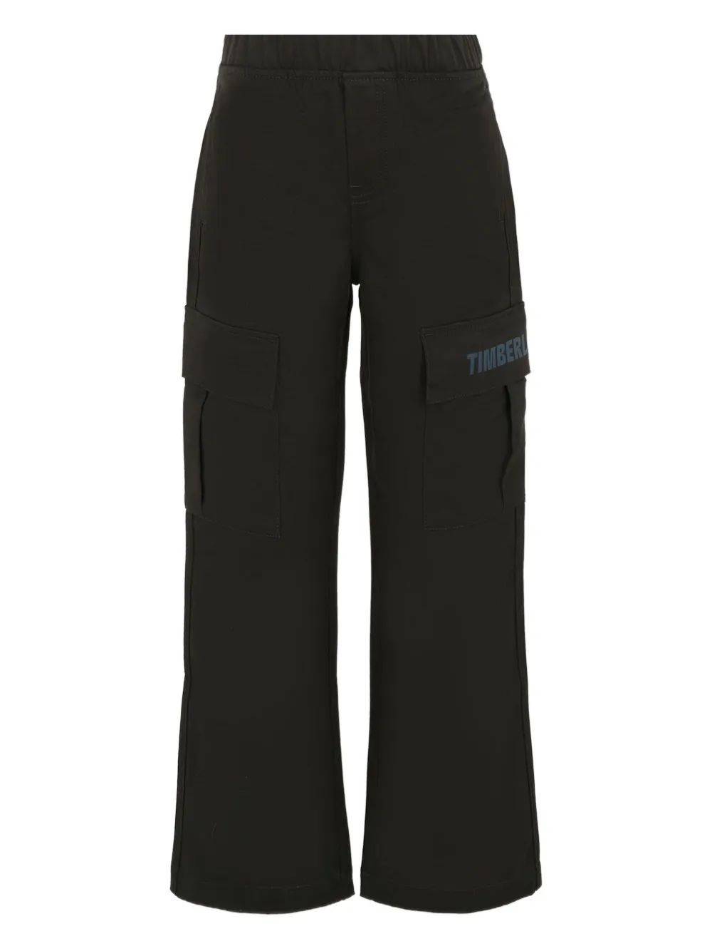 Timberland Logo-print Cargo Pants In Black