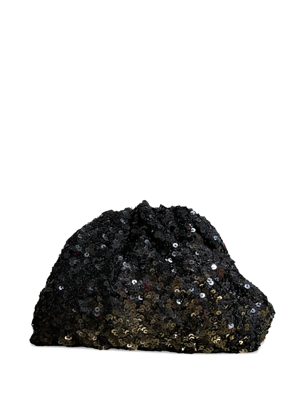 Maria La Rosa mini Game sequin clutch bag | Black | Image 1