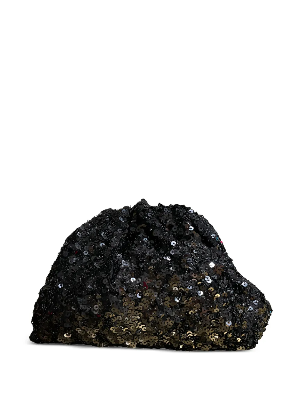 Maria La Rosa mini Game sequin clutch bag | Black | Image 1