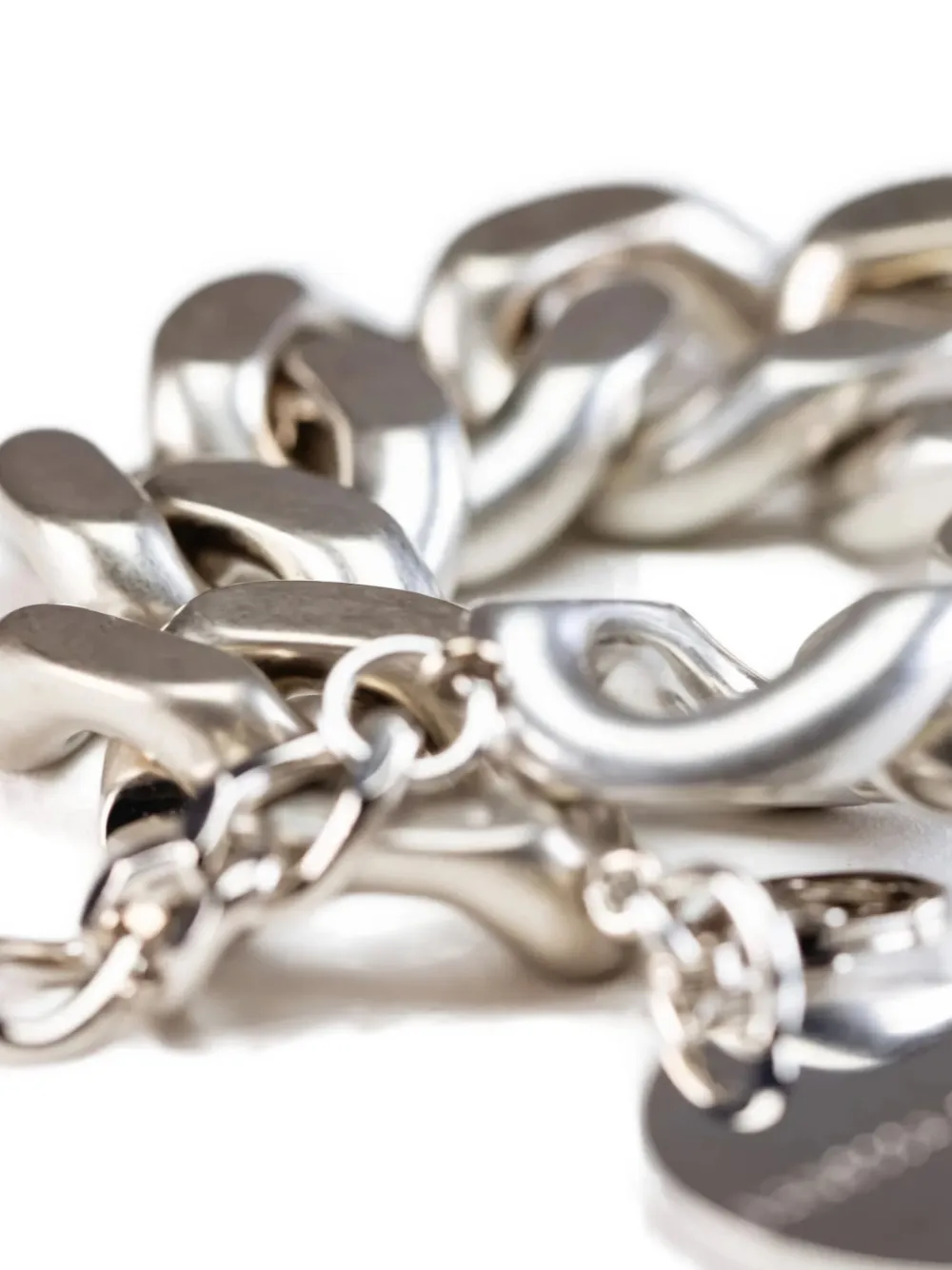 Vanessa Baroni Logo-engraved Bracelet In Metallic