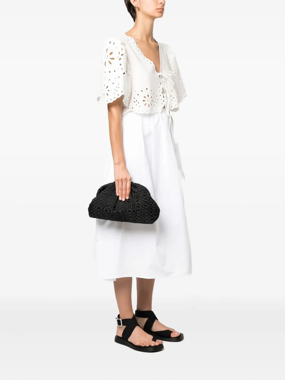Maria La Rosa Game clutch bag - Zwart