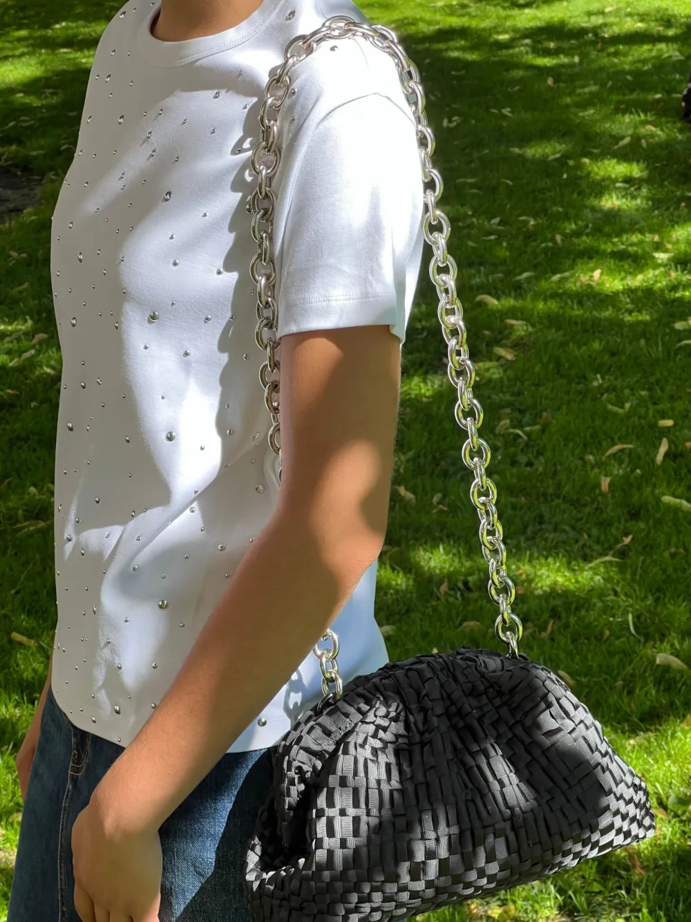 Maria La Rosa Game clutch Zwart