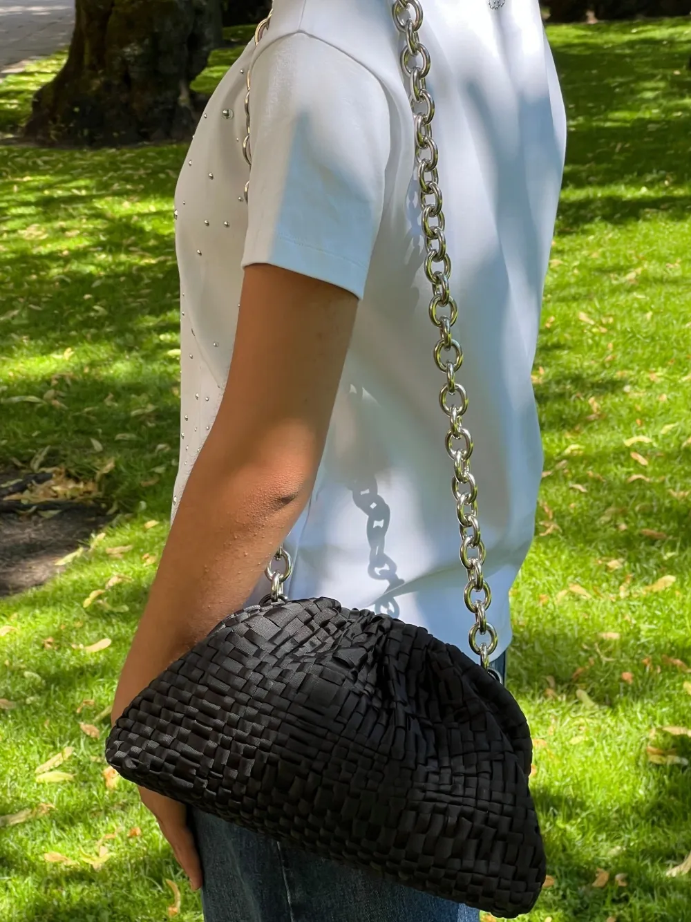 Maria La Rosa Game clutch Zwart