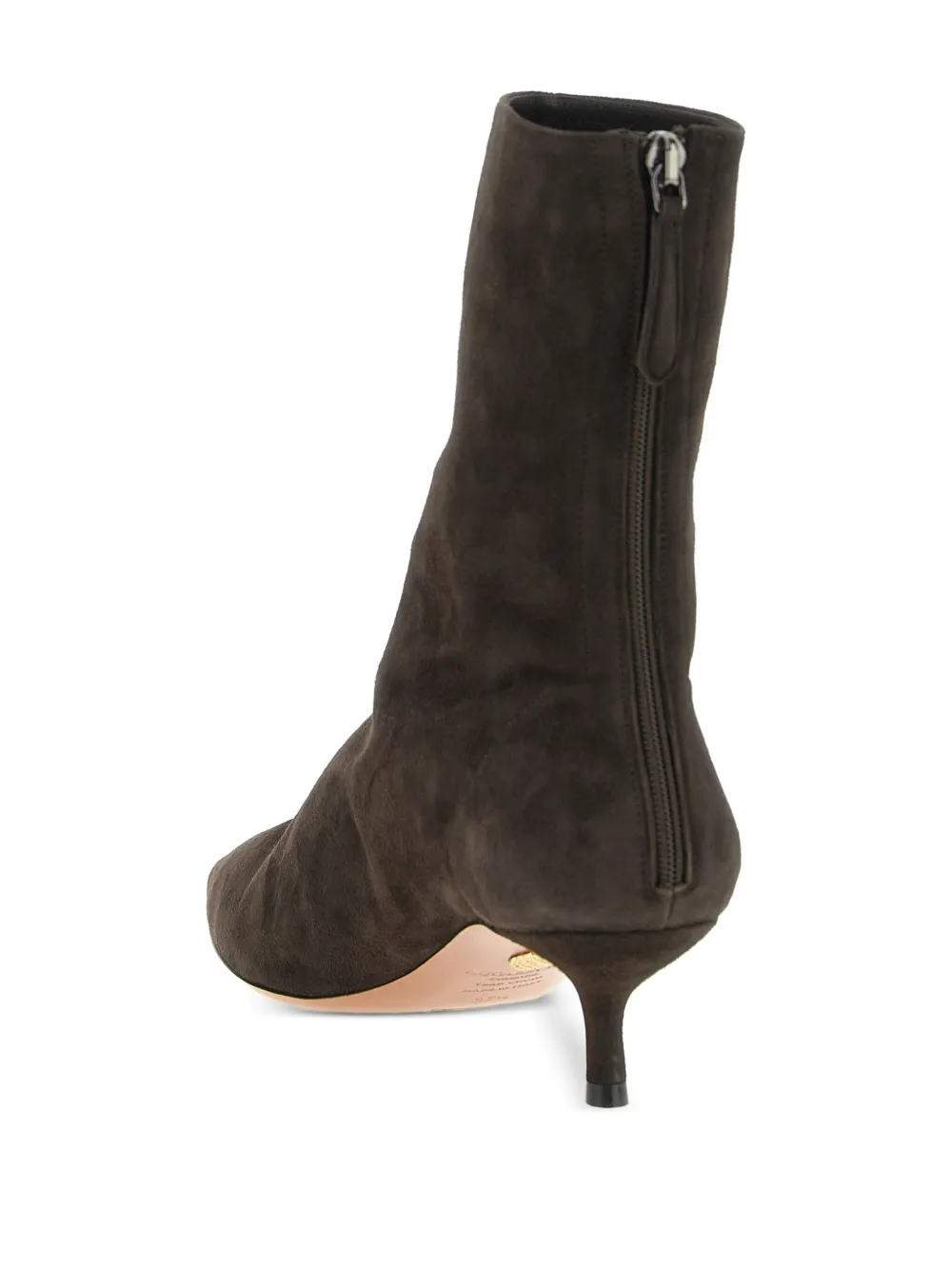 Aquazzura 50 mm Montmartre enkellaarzen Bruin