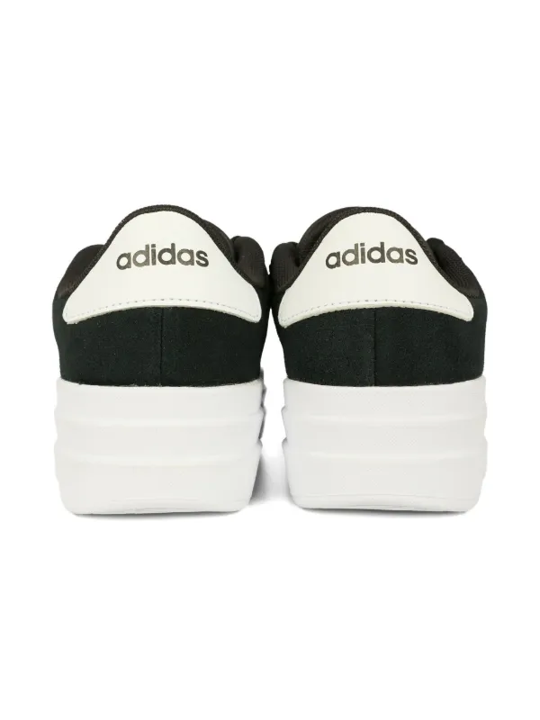 adidas Kids Black VL Court Bold Shoes - Size 7