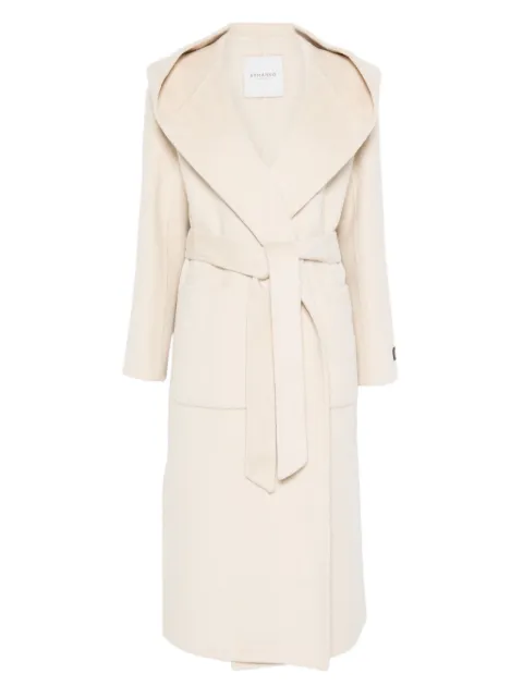ERMANNO FIRENZE  hooded belted coat