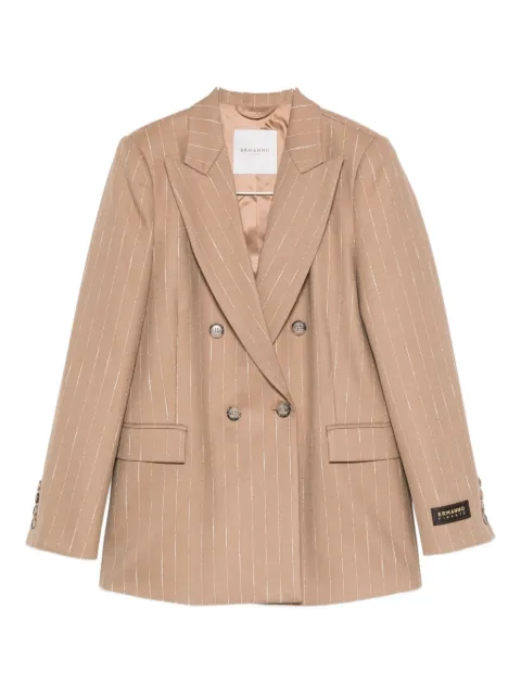 ERMANNO FIRENZE  double-breasted striped blazer