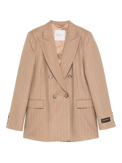 ERMANNO FIRENZE  double-breasted striped blazer