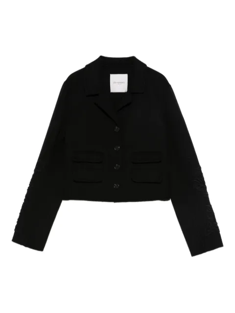 ERMANNO FIRENZE  embroidered cropped jacket