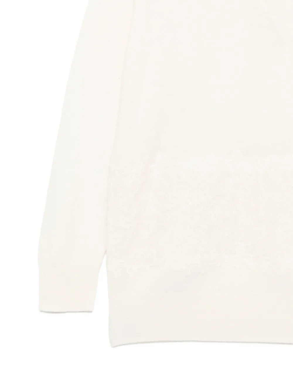 ERMANNO FIRENZE Trui met V-hals Wit