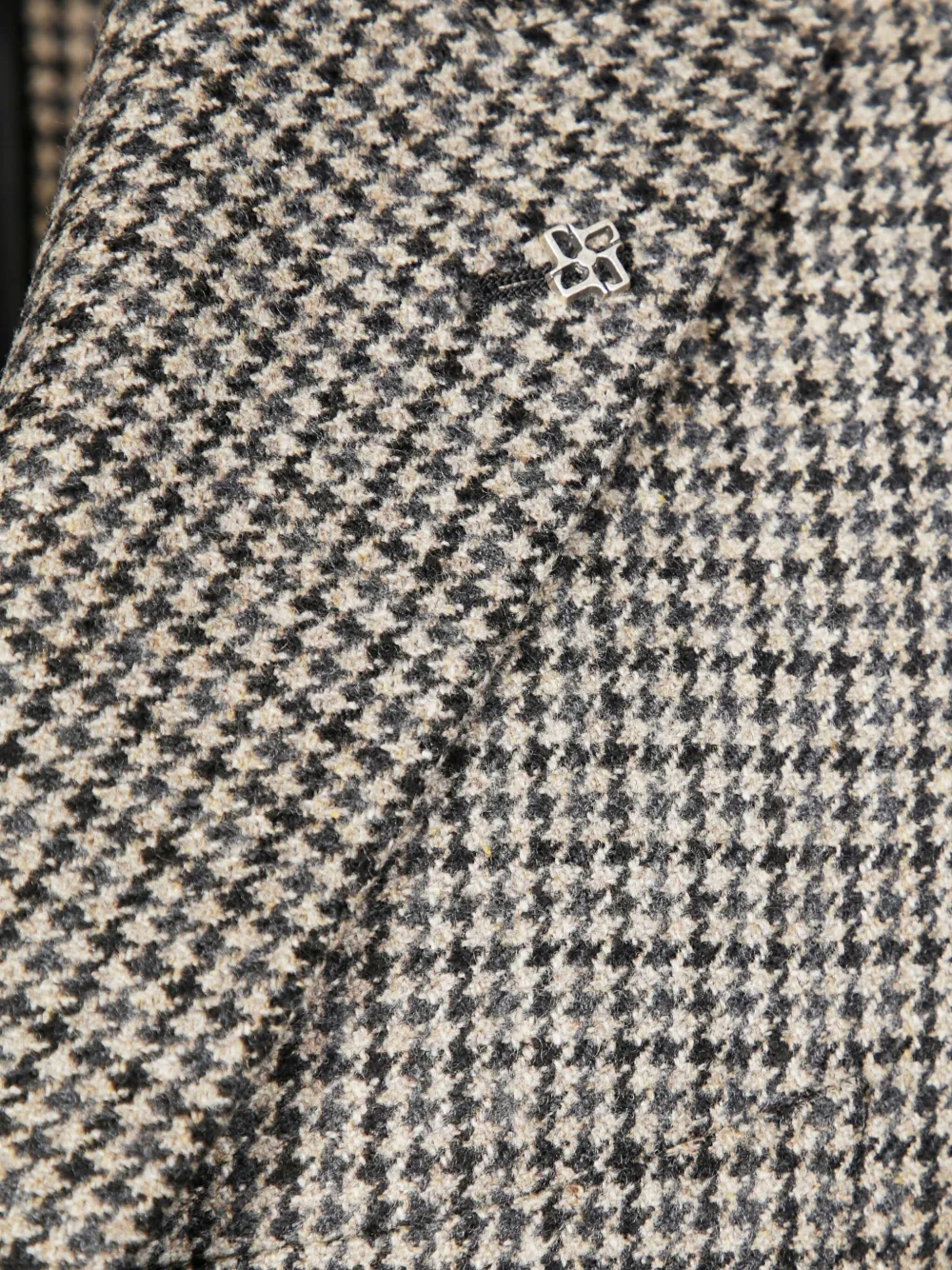 Tagliatore Blazer met pied-de-poule print Bruin