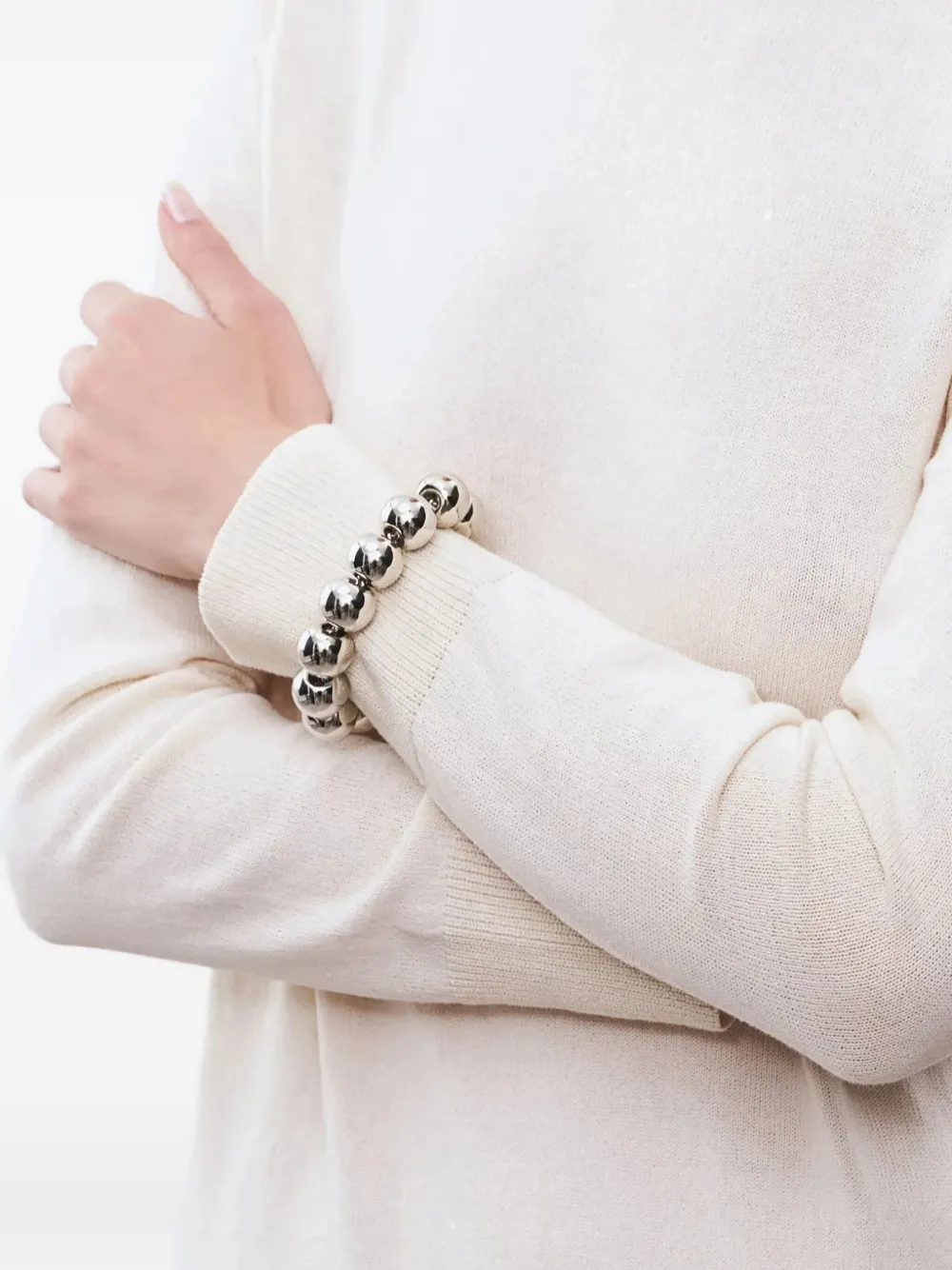 Vanessa Baroni Beads Bracelet In Metallic