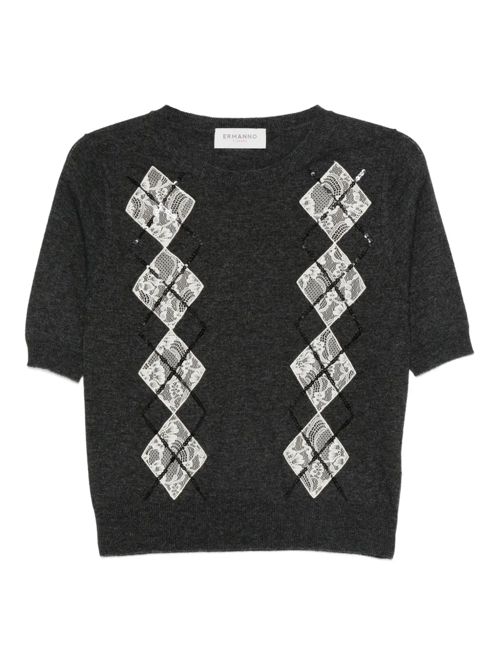 ERMANNO FIRENZE  sequin-embellished sweater | Grey | Image 1