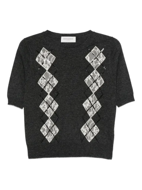 ERMANNO FIRENZE  sequin-embellished sweater