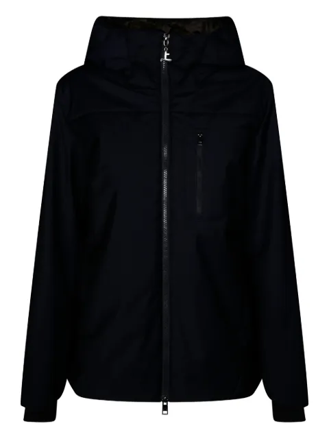 ON THE BUND zip-up hooded jacket