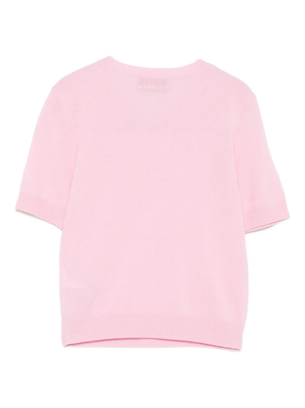 Ermanno Firenze Crystal-embellished Top In Pink