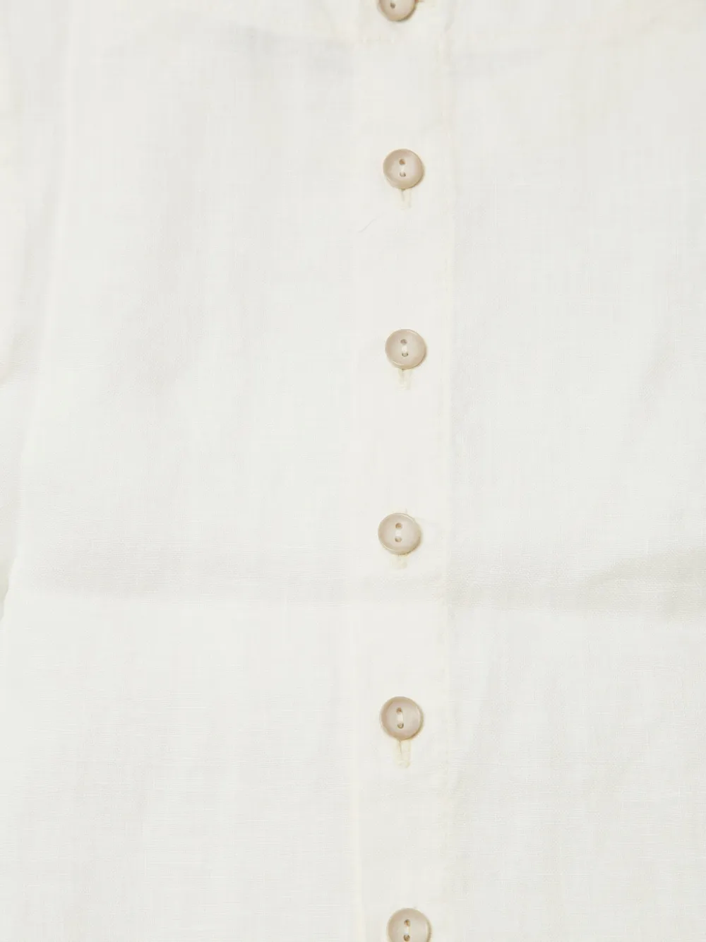  1 + In The Family Linen/flax Shirt - Neutrals 