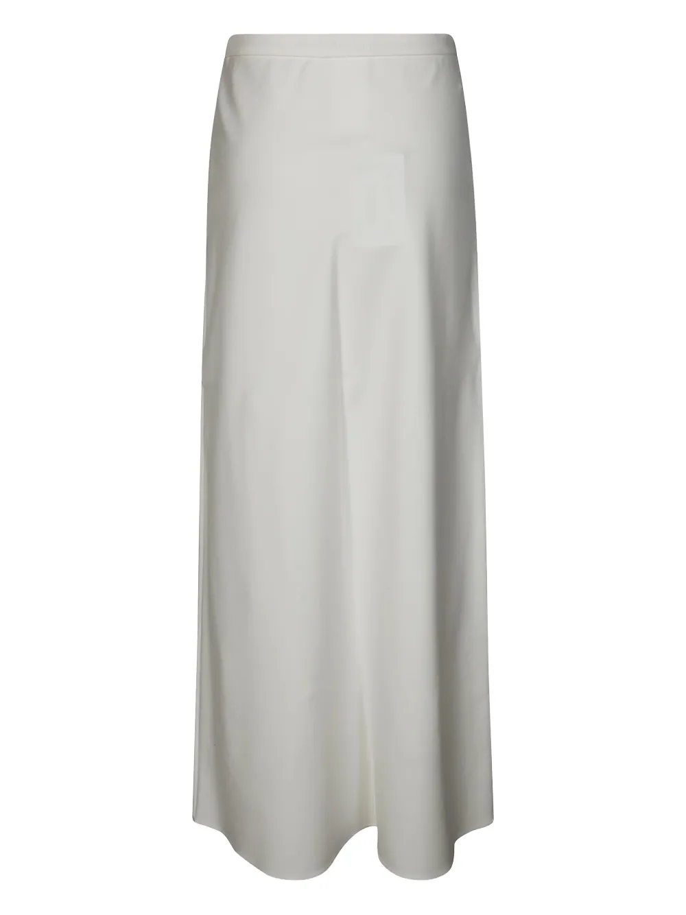 Max Mara Long Jersey Skirt High Waist In White