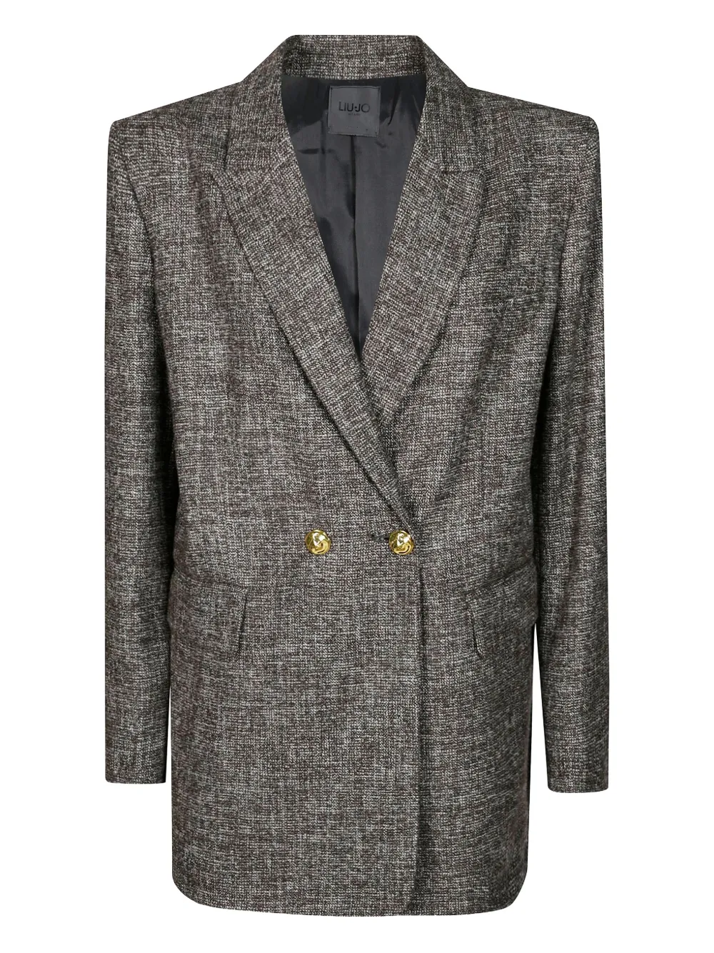 PINKO double-breasted flannel blazer | Brown | Image 1