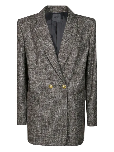 PINKO double-breasted flannel blazer