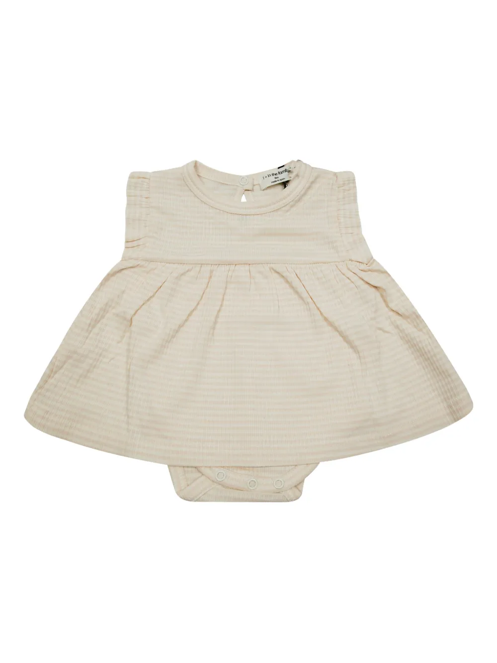 1 + IN THE FAMILY ストライプ ワンピース - ニュートラル